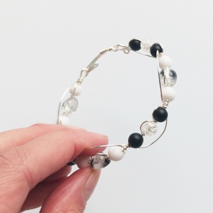 Réz orgon karkötő valódi ásvánnyal - ékszer - karkötő - ásványkarkötő - Meska.hu