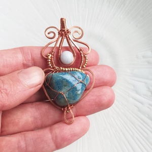 Quantum quattro valódi ásvány medál - ékszer - nyaklánc - medál - Meska.hu