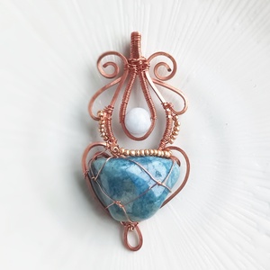 Quantum quattro valódi ásvány medál - ékszer - nyaklánc - medál - Meska.hu