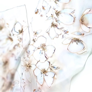 Pezsgő tiszta selyem sál - ruha & divat - sál, sapka, kendő - sál - Meska.hu