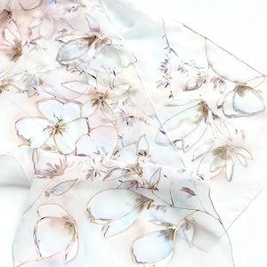 Pezsgő tiszta selyem sál, Ruha & Divat, Sál, Sapka, Kendő, Sál, Selyemfestés, MESKA