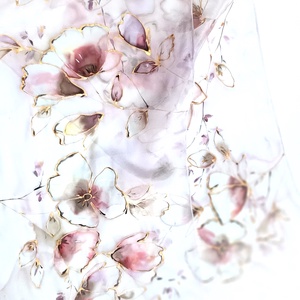 Őszi elegancia tiszta selyem sál - ruha & divat - sál, sapka, kendő - sál - Meska.hu