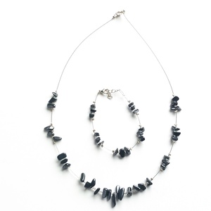 Valódi hematit ásvány ékszer szett - ékszer - ékszerszett - Meska.hu