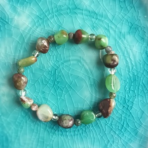 Krizopáz karkötő valódi ásvánnyal - Meska.hu