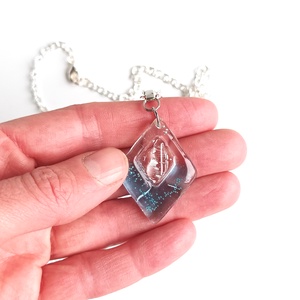 Kvarc kristály ásvány medál - ékszer - nyaklánc - medál - Meska.hu