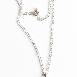 Angyalkő (cölesztin) valódi ásvány medálos nyaklánc - ékszer - nyaklánc - medál - Meska.hu