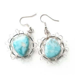 Prémium larimár természetes ásvány ékszer szett - ékszer - ékszerszett - Meska.hu