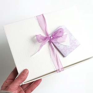 Díszdobozos csomagolás sálakhoz - otthon & életmód - dekoráció - asztal és polc dekoráció - díszdoboz - Meska.hu