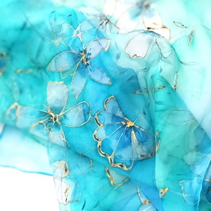 Csillagvirágok tiszta selyem kendő - ruha & divat - sál, sapka, kendő - sál - Meska.hu