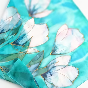 Álomkert tiszta selyem kendő - ruha & divat - sál, sapka, kendő - sál - Meska.hu