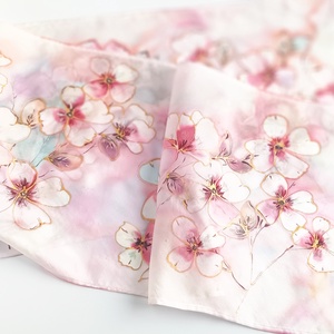 Tündérkert tiszta selyem sál - ruha & divat - sál, sapka, kendő - sál - Meska.hu