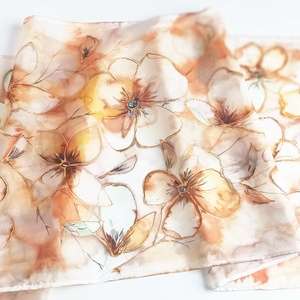 Galadriel tiszta selyem sál - ruha & divat - sál, sapka, kendő - sál - Meska.hu