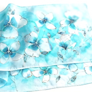 Álomvilág tiszta selyem sál - ruha & divat - sál, sapka, kendő - sál - Meska.hu