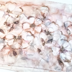 Lothlórien tiszta selyem sál - ruha & divat - sál, sapka, kendő - sál - Meska.hu