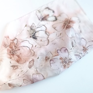 Caffé Latte tiszta selyem kendő - ruha & divat - sál, sapka, kendő - sál - Meska.hu