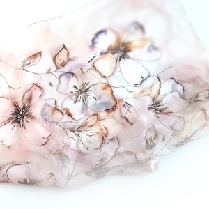 Szendergő természet tiszta selyem kendő - ruha & divat - sál, sapka, kendő - sál - Meska.hu