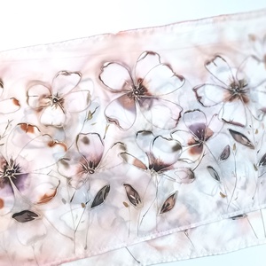 Tünderév tiszta selyem sál - ruha & divat - sál, sapka, kendő - sál - Meska.hu