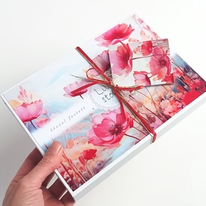 Mágneses díszdoboz selyemsálakhoz - otthon & életmód - dekoráció - asztal és polc dekoráció - díszdoboz - Meska.hu