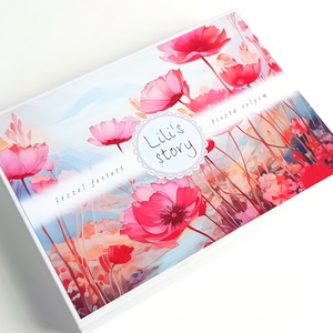 Mágneses díszdoboz selyemsálakhoz - otthon & életmód - dekoráció - asztal és polc dekoráció - díszdoboz - Meska.hu