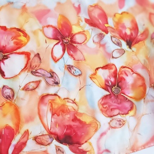 C'est la vie tiszta selyemstóla - ruha & divat - sál, sapka, kendő - stóla - Meska.hu