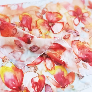 C'est la vie tiszta selyemstóla - ruha & divat - sál, sapka, kendő - stóla - Meska.hu