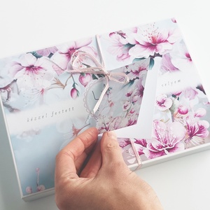 Mágneses díszdoboz selyemsálakhoz - otthon & életmód - dekoráció - asztal és polc dekoráció - díszdoboz - Meska.hu