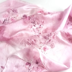 Sakura tiszta selyem stóla - Meska.hu