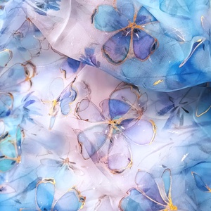 Pirkadat tiszta selyem stóla, Ruha & Divat, Sál, Sapka, Kendő, Sál, Selyemfestés, MESKA