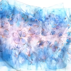 Pirkadat tiszta selyem stóla - ruha & divat - sál, sapka, kendő - sál - Meska.hu