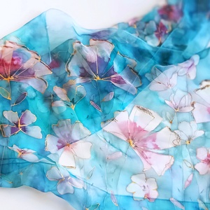 Hawaii éjszakák tiszta selyem stóla - ruha & divat - sál, sapka, kendő - sál - Meska.hu