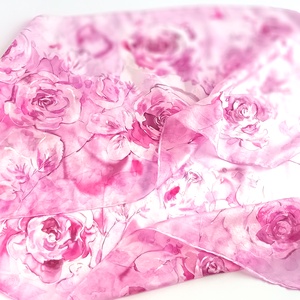 Rózsák álma tiszta selyem sál, Ruha & Divat, Sál, Sapka, Kendő, Sál, Selyemfestés, MESKA
