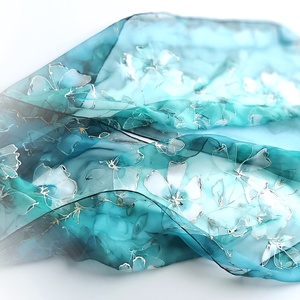 Királynői csillogás tiszta selyem sál - ruha & divat - sál, sapka, kendő - sál - Meska.hu