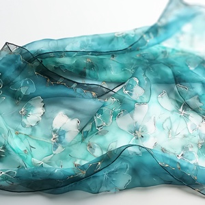 Királynői csillogás tiszta selyem sál - ruha & divat - sál, sapka, kendő - sál - Meska.hu