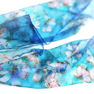 Arany ragyogás tiszta selyem sál - ruha & divat - sál, sapka, kendő - sál - Meska.hu