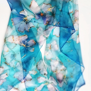 Arany ragyogás tiszta selyem sál - ruha & divat - sál, sapka, kendő - sál - Meska.hu