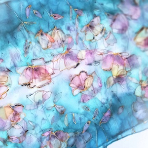 Szentivánéji álom tiszta selyem sál - ruha & divat - sál, sapka, kendő - sál - Meska.hu