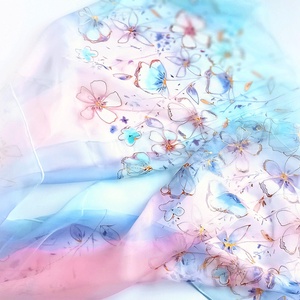 Tavaszi ébredés tiszta selyem sál - ruha & divat - sál, sapka, kendő - sál - Meska.hu