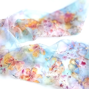 Szín-pompa tiszta selyem sál - ruha & divat - sál, sapka, kendő - sál - Meska.hu