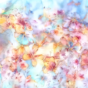 Szín-pompa tiszta selyem sál - ruha & divat - sál, sapka, kendő - sál - Meska.hu