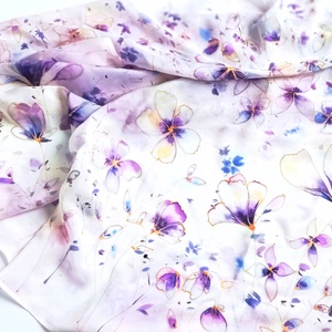 Elvarázsolt kert extra nagy hernyóselyem stóla - ruha & divat - sál, sapka, kendő - stóla - Meska.hu