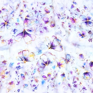 Elvarázsolt kert extra nagy hernyóselyem stóla - ruha & divat - sál, sapka, kendő - stóla - Meska.hu