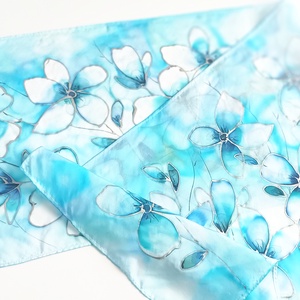 Ezüstvarázs tiszta selyem sál - ruha & divat - sál, sapka, kendő - sál - Meska.hu