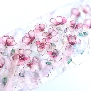 Tündérkert tiszta selyem sál - ruha & divat - sál, sapka, kendő - sál - Meska.hu