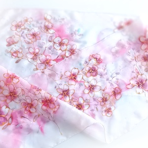 Sakura tiszta selyem sál - ruha & divat - sál, sapka, kendő - sál - Meska.hu