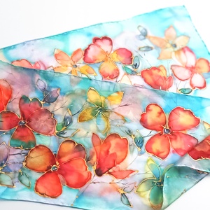 Madagaszkár tiszta selyem sál - ruha & divat - sál, sapka, kendő - sál - Meska.hu