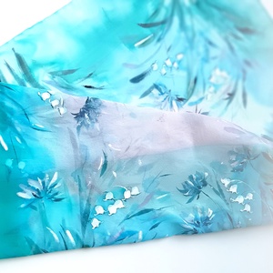 Gyöngyvirágok tiszta selyem kendő - ruha & divat - sál, sapka, kendő - sál - Meska.hu