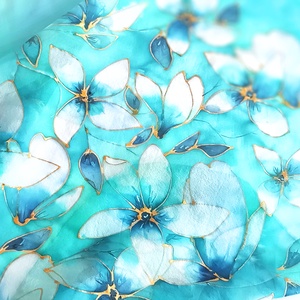 Smaragd szigetek tiszta selyem kendő - ruha & divat - sál, sapka, kendő - sál - Meska.hu