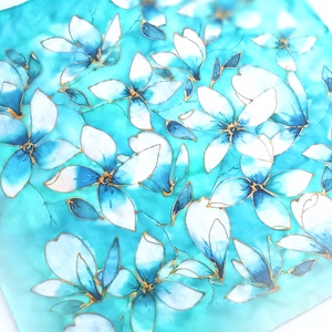 Smaragd szigetek tiszta selyem kendő - Meska.hu