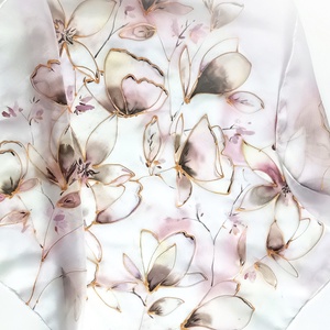 Vanília tiszta selyem kendő - ruha & divat - sál, sapka, kendő - sál - Meska.hu