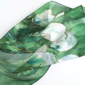 Fehér liliomok selyem kendő - ruha & divat - sál, sapka, kendő - sál - Meska.hu